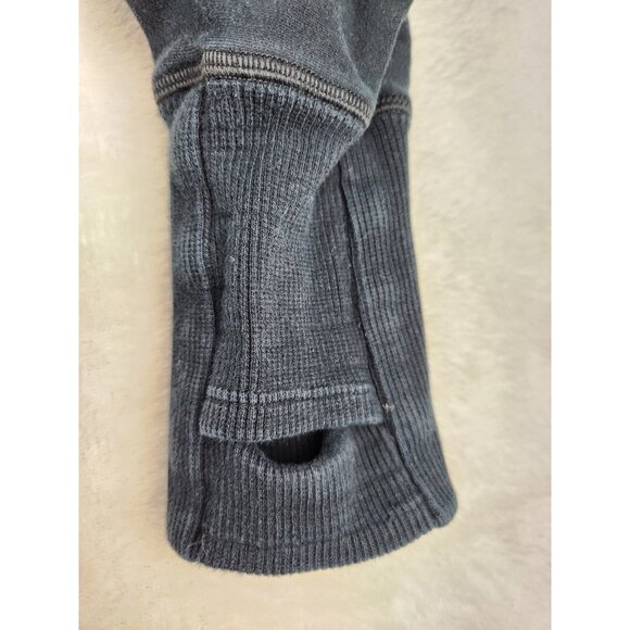 Lululemon Athletica Flashback Pullover Hoodie Sweatshirt Black Oversized Size 6 - Picture 7 of 10